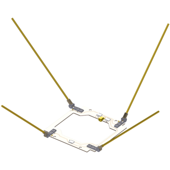 Omnidirectional Turnstile Ticket Gate UHF Antenna System